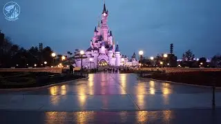 Early morning walk during Extra Magic Time at Disneyland Paris