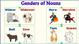 Lesson 66:  Genders of Nouns in English vocabulary | Listen and Repeat #vocabulary