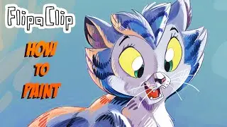 How to Paint CHARACTERS in FlipaClip