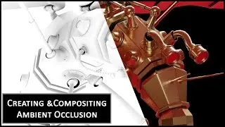 Creating and Compositing Ambient Occlusion - Maya Arnold & Photoshop