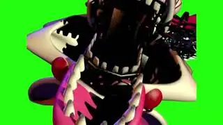 FnaF 2 || Mangle Jumpscare || Greenscreen