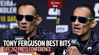 Youve got Dana White privilege! Tony Ferguson UFC 262 Press Conference highlights!