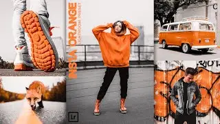 Insta Orange preset - Lightroom presets | orange tone preset | instagram filter | amber preset