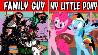 FNF Pibby My Little Pony Vs Pibby Family Guy | Darkness is Magic V1 (Loyalty Lunacy) | Pibby x FNF