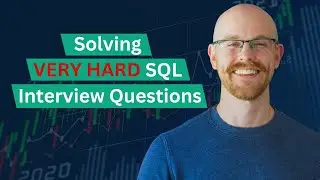 Solving VERY HARD SQL Interview Questions on Analyst Builder