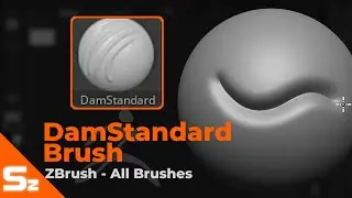 DamStandard Brush: ZBrush All Brushes