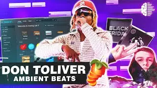 How To Make AMBIENT DON TOLIVER Beats (FREE UNISON PACK) | FL Studio 20 Tutorial