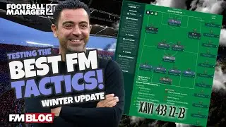 Testing the Best FM24 Tactics - Xavi 433 - 22-23 | Football Manager 2024