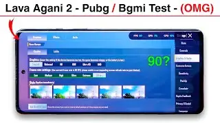 Lava Agni 2 5g Pubg Test. Dimensity 7050 Pubg Test.🔥