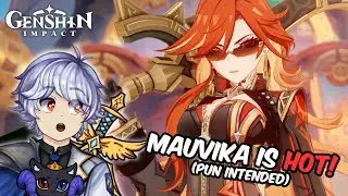 【GENSHIN IMPACT】Mauvika is Hot!  #vtuber #genshinimpact