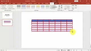 How to change table border thickness in PowerPoint 365