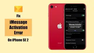 Fix Facetime & iMessages Activation Error on iPhone SE 2 | Waiting for Activation error Solved