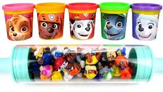 Learn Colors with Paw Patrol Play Doh and Fun Surprise Toys