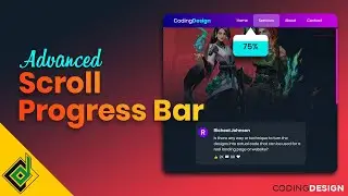 Page Scroll Progress Bar | Progress Bar On Scroll | vanilla JavaScript