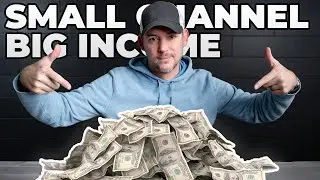 How to MAKE MONEY on YOUTUBE with a SMALL CHANNEL  (ACTUAL NUMBERS)