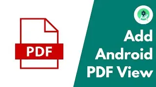 Add PDF Files in Android Apps | PDF Viewer | Android Studio