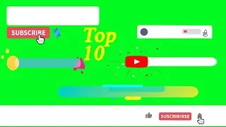 Top 10 YouTube Subscribe Button Green Screen (Copyright Free)