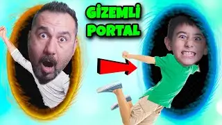 11 YILLIK GİZEMLİ PORTAL! 👀 EGEMEN KAAN IŞINLANDI 🚀SESEGEL ÇOCUK PORTAL 2 OYNUYORUZ