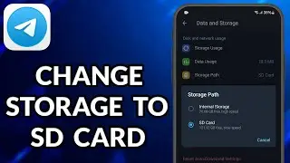 How To Change Telegram Download Location To SD Card