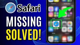 How To Get Back Missing Safari Browser On iPhone / iPad