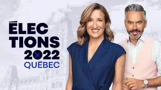 Avant la soirée électorale de Noovo avec Marie-Christine Bergeron et Michel Bherer