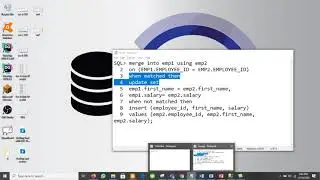 Merge Table Statement in SQL