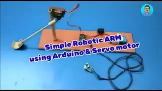 Simple Robotic ARM using Arduino & Servo motor #arduino #servo #roboticarm