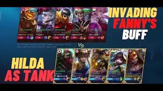 Hilda Tank Against Fanny l Early Invade Gameplay l 100 IQ l Mobile Legends: Bang Bang