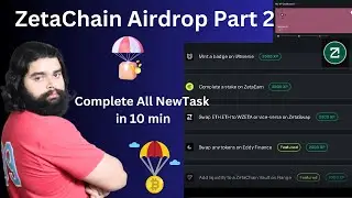 ZetaChain Airdrop Part 2 || How to complete New Task in Zeta Hub Earn more XP Points for Good Reward