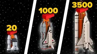 LEGO SPACE SHUTTLE  in Different Scales | Comparison