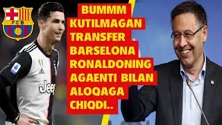 BUMMM KUTULMAGAN TRANSFER, BARSELONA RONALDONING AGENTLARI BILAN ALOQAGA CHIQDI.