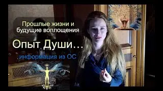 Прошлые и будущие воплощения - опыт Души... информация из ОС