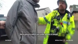 “Ohhh, hello Ian” – police arrest footage of would-be thief caught in act