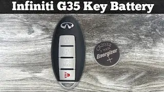 2007 - 2008 Infiniti G35 Key Fob Battery Replacement - How To Replace Change G35 Remote Batteries