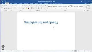 How to Create Upside Down Text in Word