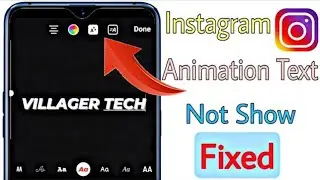 Animation Text Story Features Not Available On Instagram Problem | animated text not available