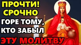 ПОМОЛИСЬ СРОЧНО! ГОРЕ ТОМУ, КТО ЗАБЫЛ ПРО ЭТУ МОЛИТВУ! Молитва Богородице. Православие