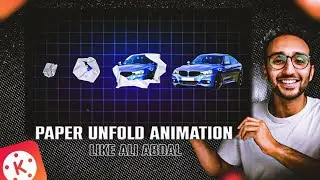 Paper Unfold Animation Like Ali Abdal | Kinemaster Tutorial