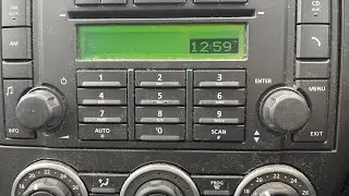 Freelander 2 Clock Change. How to set the time in the radio of a Land Rover Freelander 2