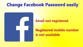 Facebook recovery | Registered number not available | Email not registered.