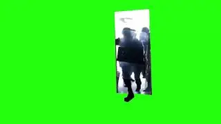 FBI swat raid Green Screen