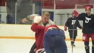 Danbury Whalers Tryout Camp:  Zaleski vs Renae