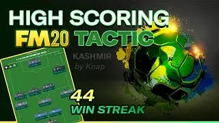 Best Football Manager Tactic \\ A High Scoring FM20 Tactic