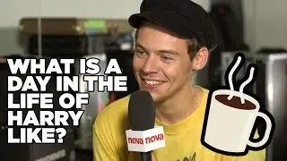 What is a day in the life of Harry Styles like?