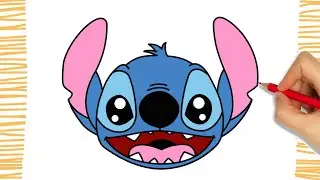 How to Draw STITCH HEAD I Easy