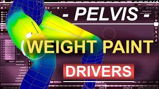 Blender 2.82 : Pelvis Weight Paint Drivers (In 2 Minutes)