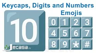 Emoji Meanings Part 53 - Keycaps, Digits and Number Emojis | English Vocabulary