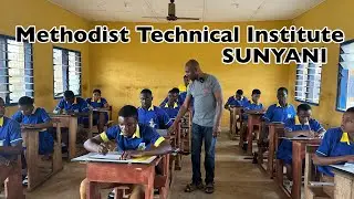 How To Draw Orthographic Projection || Teaching At Methodist Technical Institute Sunyani.