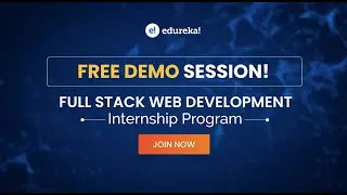 Full Stack Developer Internship Program | How to Become a Full Stack Developer | Edureka