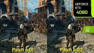 The Witcher 3 Next-Gen Patch 4.02 - Significant CPU Performance Improvements | RTX 4080 | i7 10700F